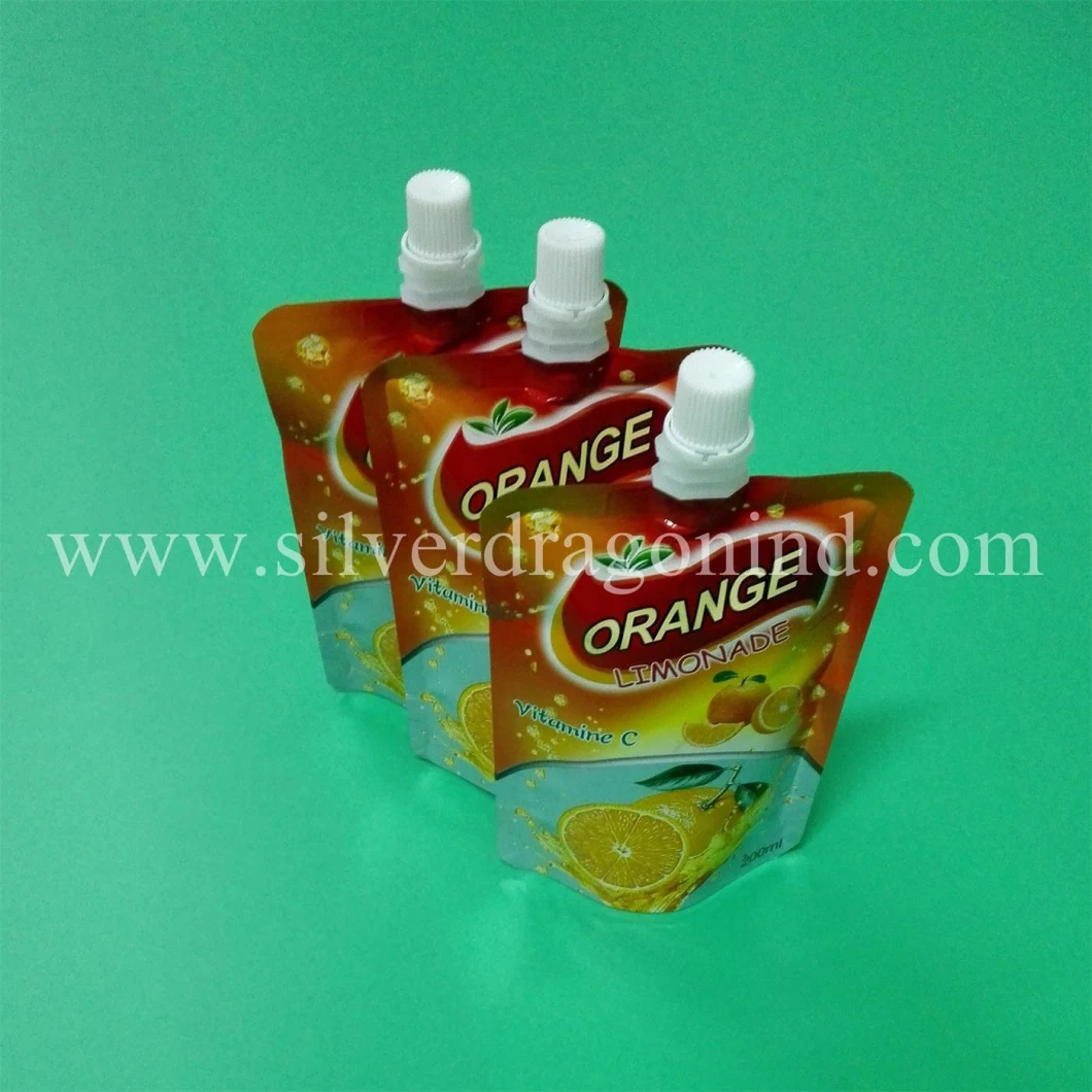Stand-up Spout Pouch for 200ml Juice Packing