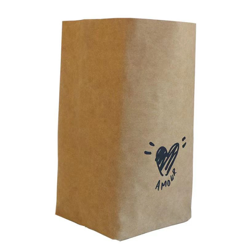 Kraft Paper Bread Bag Organizer: Refrigerator Storage Bag Homemade Bread Pouch Large Paper Bakery Bags Reusable Grocery Bag for Fruits Vegetables Stationery