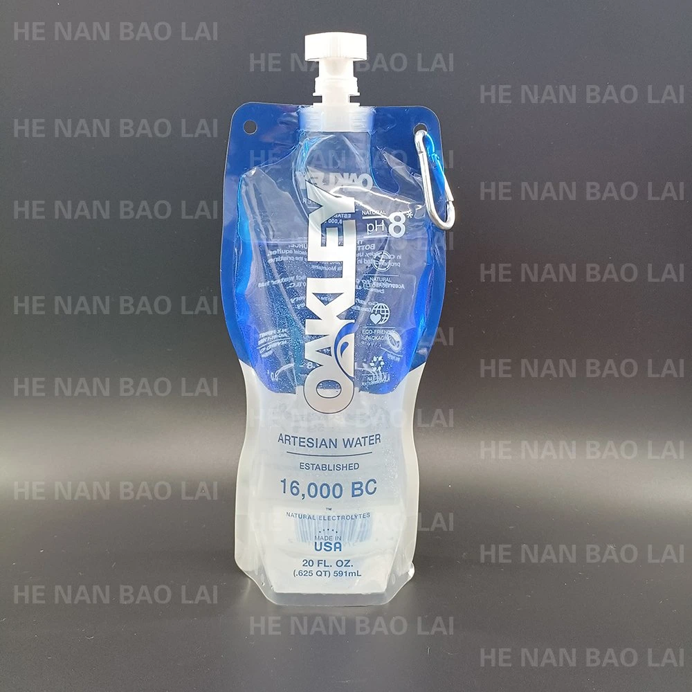 Stock 200ml Clear Transparent Stand up Mylar Bag Pouch with Spout for Liquid Drinks Package Juice Water Water Packaging