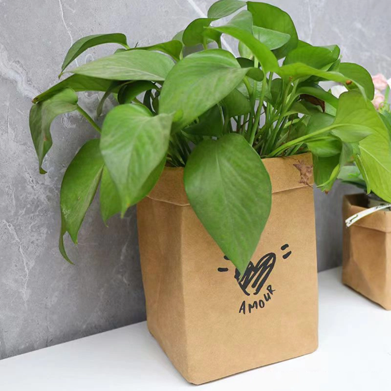 Kraft Paper Bread Bag Organizer: Refrigerator Storage Bag Homemade Bread Pouch Large Paper Bakery Bags Reusable Grocery Bag for Fruits Vegetables Stationery