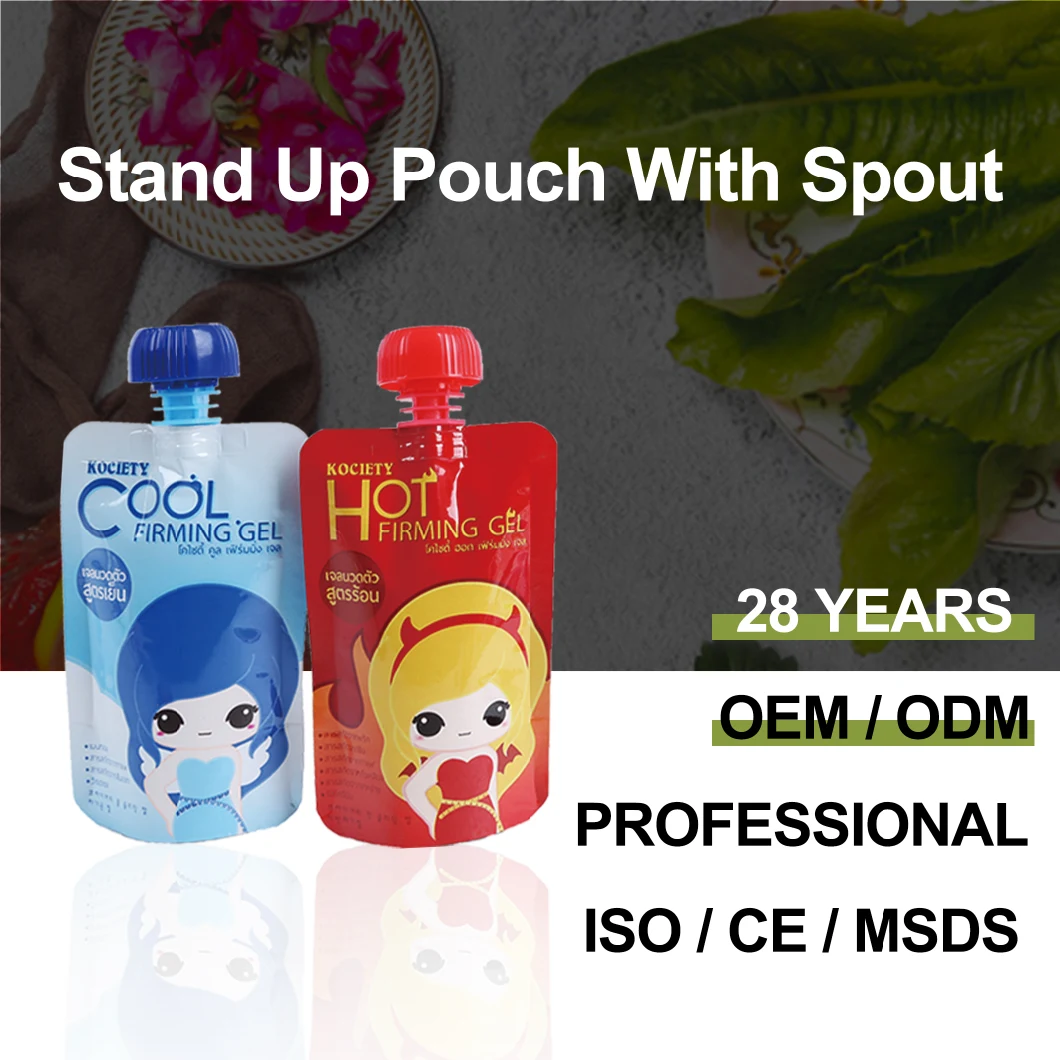 Factory 15ml 150ml 500ml 5L Plastic Liquid Foil Bags Stand up Nozzle Clear Water Bag Spouted Drink Baby Food Pouches Spout Pouch