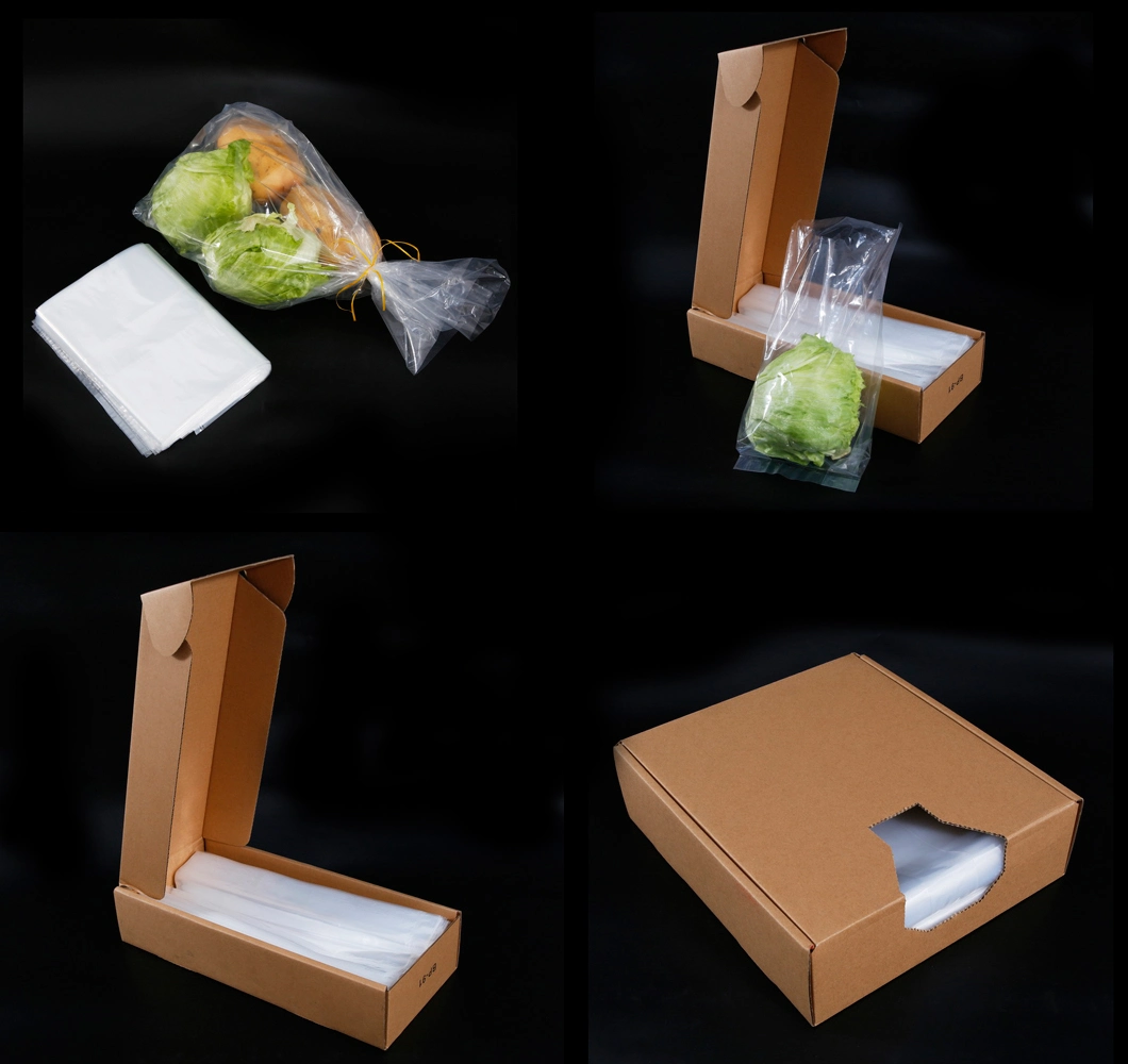 Clear Poly Side Seal Grocery Store Produce Snack Packaging Bag