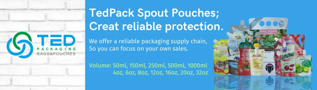 Customized Food Grade Spout Pouch for Liquid Packing