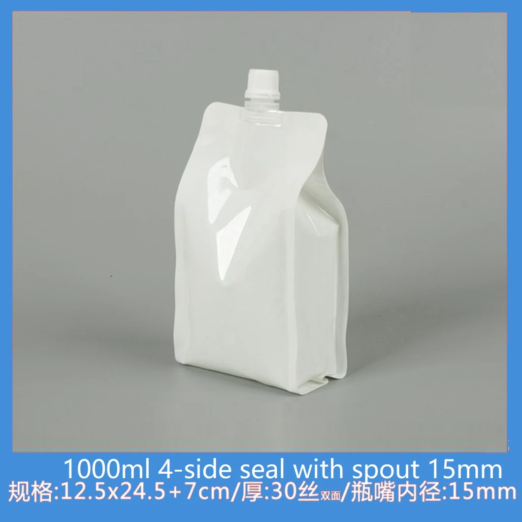 Clear Silver Milky White Standing up Spout Pouch 500ml