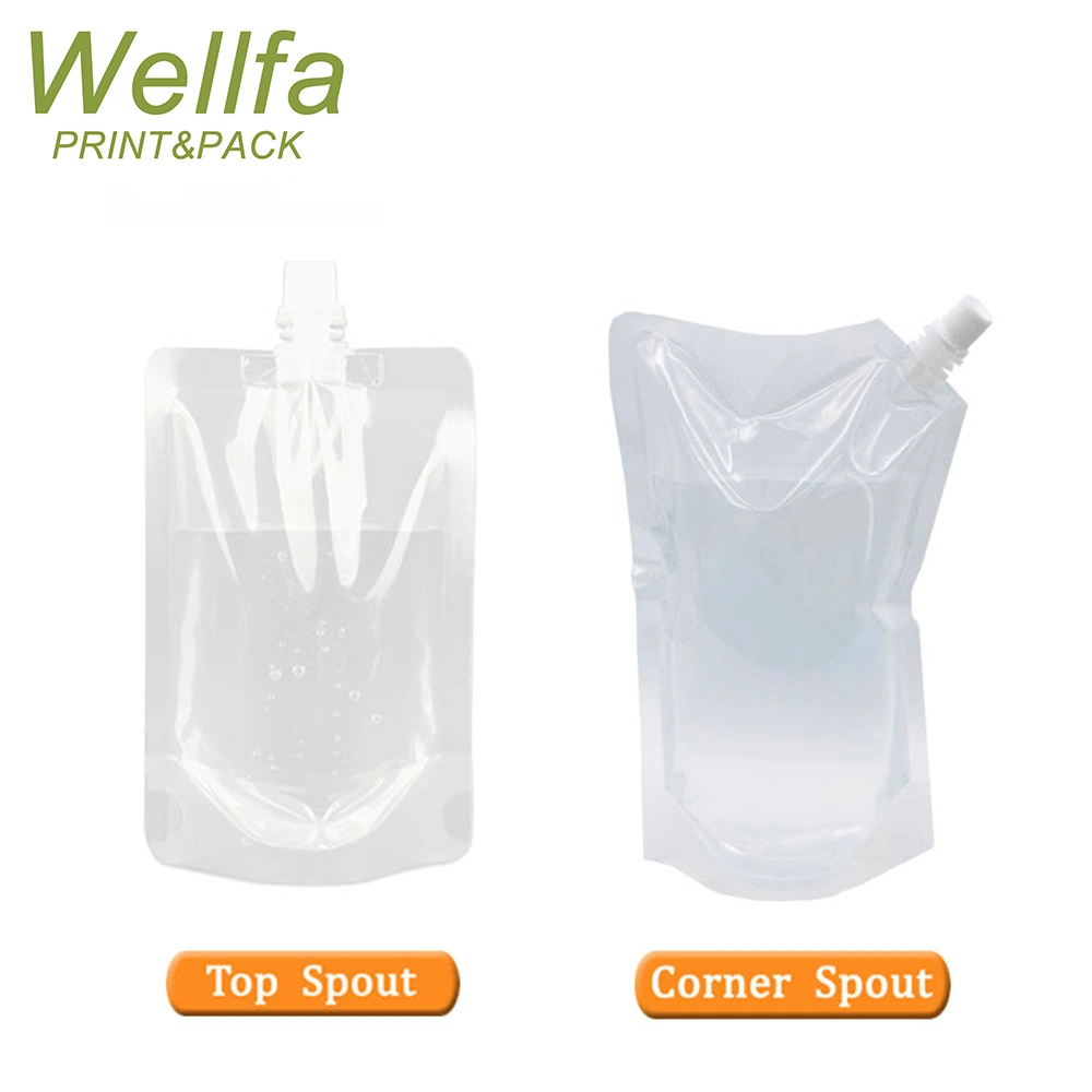 Powder Packing Plastic Refill Package Packaging Liquid in Spout Body Scrub Stand up Pouch Wash Hand Soap Scrub Laundry Detergent Bag