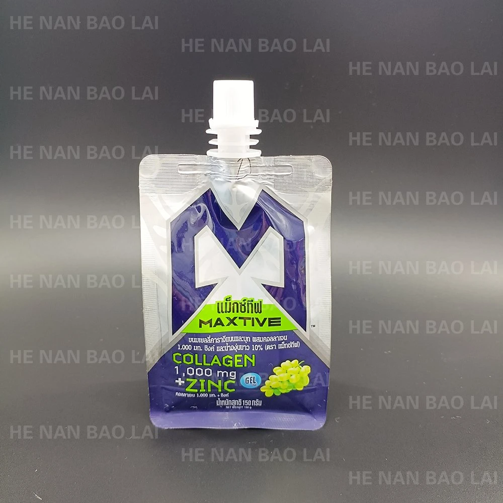 Stock 200ml Clear Transparent Stand up Mylar Bag Pouch with Spout for Liquid Drinks Package Juice Water Water Packaging