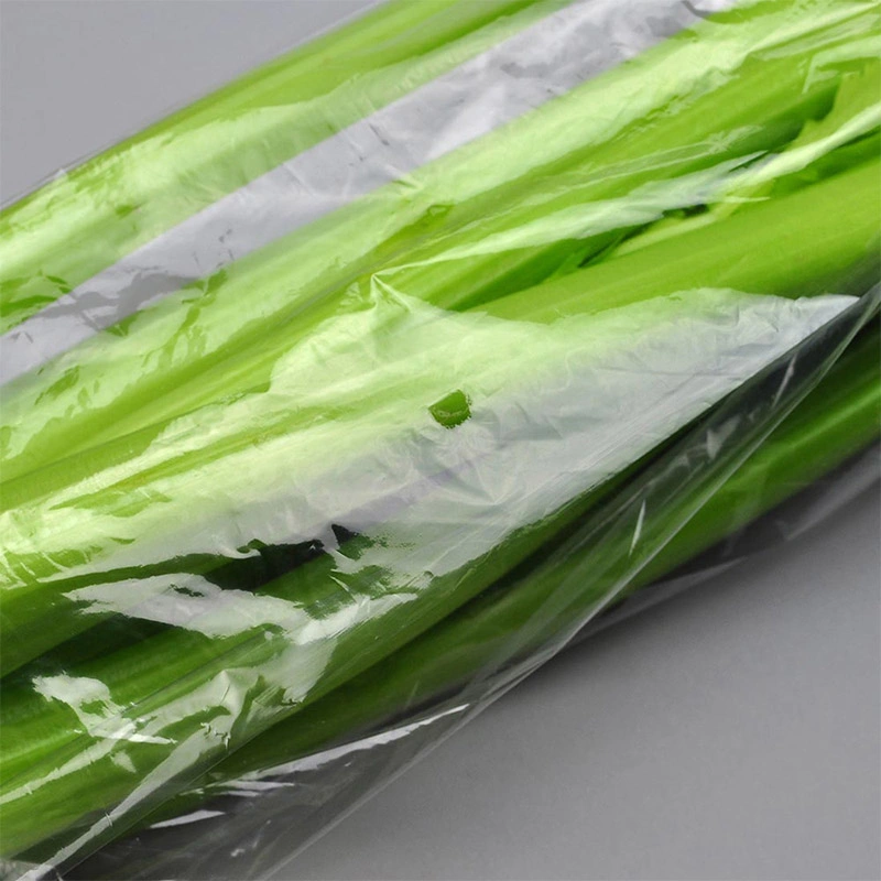 Convenience Strongest Seal Available Plastic Flat Produce Bag with a Side Gusset