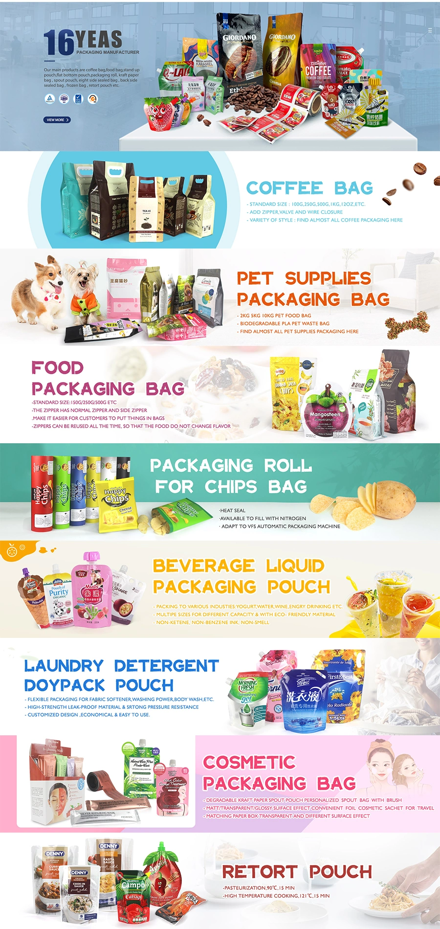 Custom Printing Stand up Ziplock Candy Pouch Heat Seal Food Grade Sweets/Snack Packaging Bag with Side Zipper