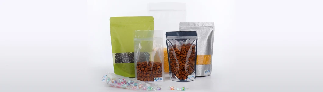 Clear Plastic Reliable Zipper Stand up Pouch for Food Manufacturer