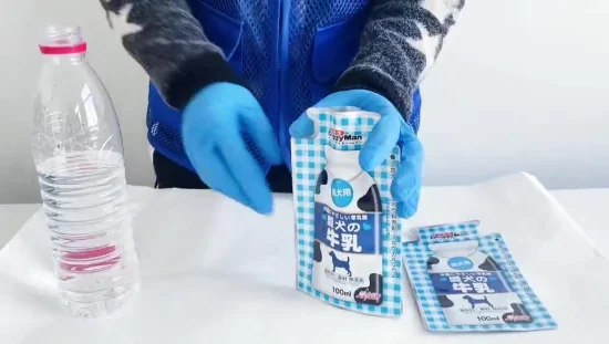 Biodegradable Aluminum Foil Doypack Stand up Liquid Spout Pouch