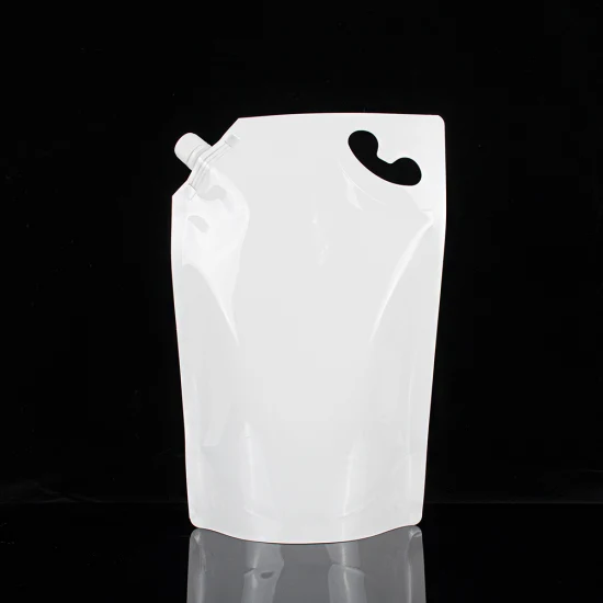 Factory Direct Custom Printing 200ml 500ml 1L 2L 3L Packaging Stand up Spout Pouch with Handle