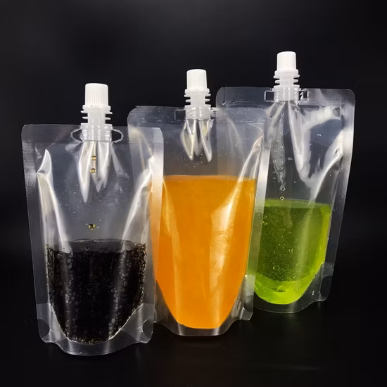 Clear Drink Stand up Spout Pouch