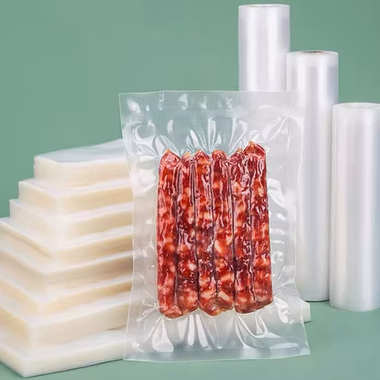 Wholesale Plastic Food Vacuum Packaging Three Side Seal Bags