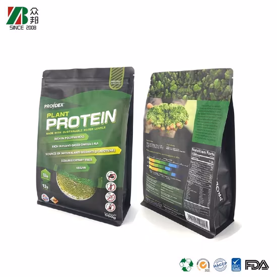 Customized Printed Laminated Mylar Ziplock Bags 3 Side Seal Bag