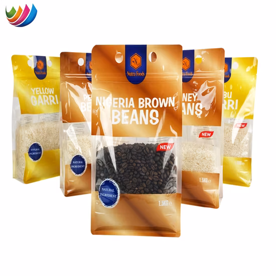 Flour Packaging Bags Custom Flat Bottom Flour Packaging Pouch