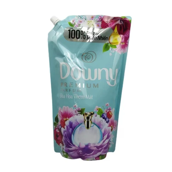 Custom Plastic Pouch with Spout Clear Stand up Pouch Body Scrub Packaging Bags with Logo