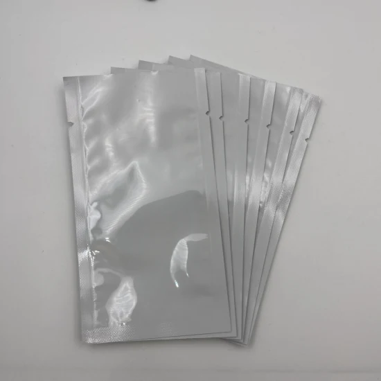No Printing Aluminum Laminated Plastic Pouch Three Side Seal Bag