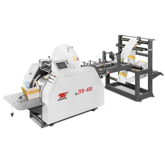 Fully Automatic High Speed Mechanical Square Flat Bottom/V Sharp Bottom Kraft Shopping Food Bread Paper Carry Bag Making Machine Low Price