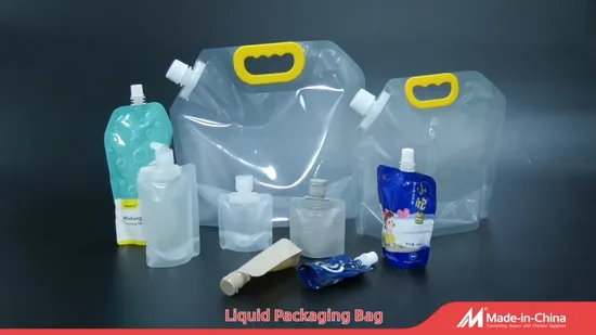 Customization Body Scrub Lotion Cosmetic Containers Plastic Packaging Liquid Bag Spout Pouch