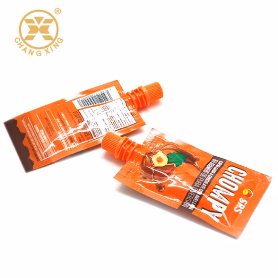 Wholesale Transparent Spout Bag Plastic Drink Pouches 100ml 350ml 500ml 1000ml Beverage Bag Pouch with Spout