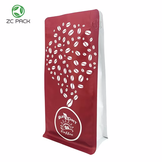 Custom Laminated Aluminum Foil Flat Bottom Spout Pouch for Chilli/Pasta/Sauce