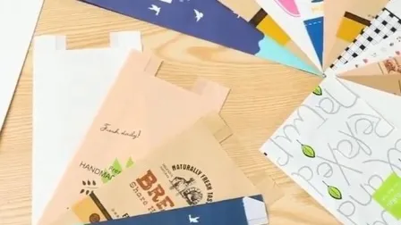 Food Grade Bread Paper Bag Gift Bags Paper Grocery Bags Christmas Gift Bags Bakery Bag Dried Fruit Bag Baguette Packing Bag with Window