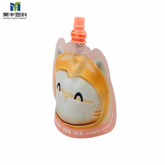 Biodegradable Aluminum Foil Stand up Body Scrub Spout Pouch