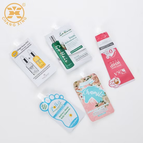 Factory Direct Custom Printing 200ml 500ml 1L 2L 3L Packaging Stand up Spout Pouch with Handle