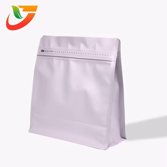 Wholesale Aluminum Foil Coffee Tea Bag Custom Printed Flat Bottom Coffee Bean Pouches with Valve