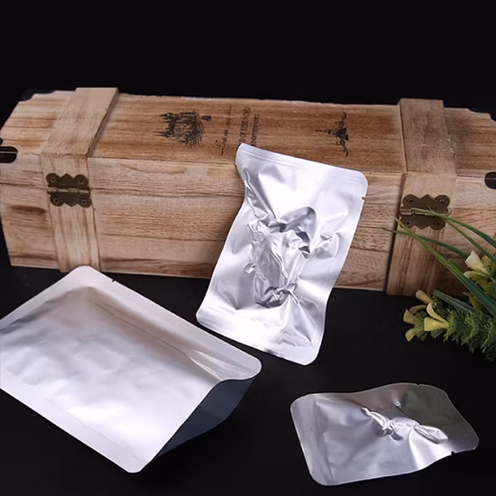 Bestselling Aluminum Foil Flat Packing Pouch Open 3 Sides Seal Top Vacuum Mylar Bags for Electronic Products