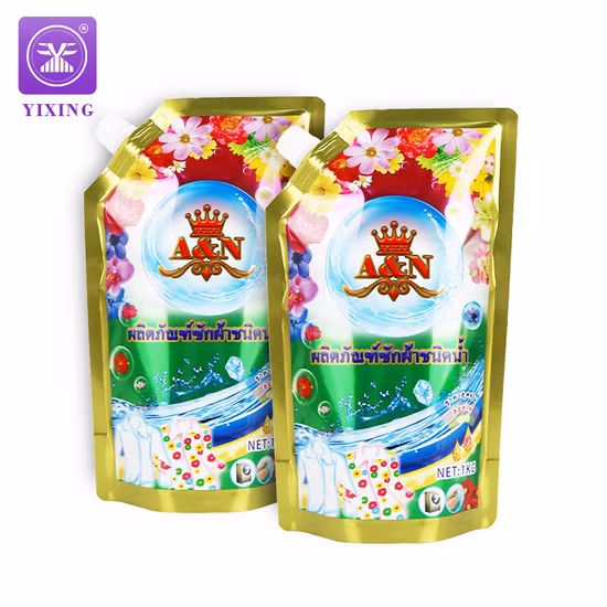 Egg White Liquid Protein Nozzle Stand up Pouches Spout Pouches