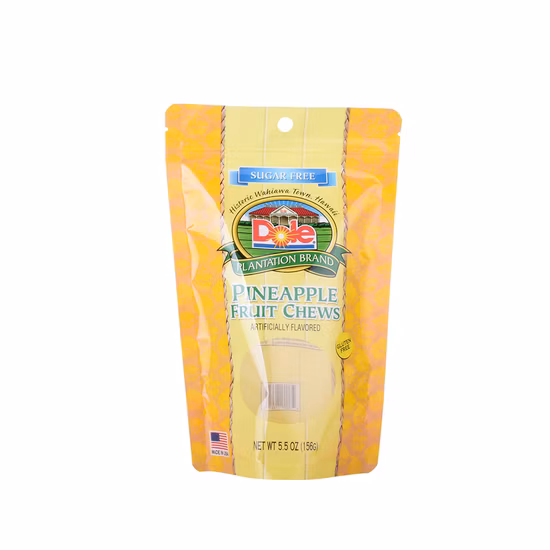 Custom Logo Printing Composite Flat Bottom Green Herbal Tea Coffee Pouch
