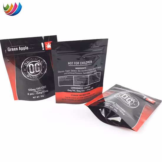 Factory Heat Seal Pack Mylar Custom Aluminum Foil Stand up Pouch Snack Packing Biscuits Bag Packaging