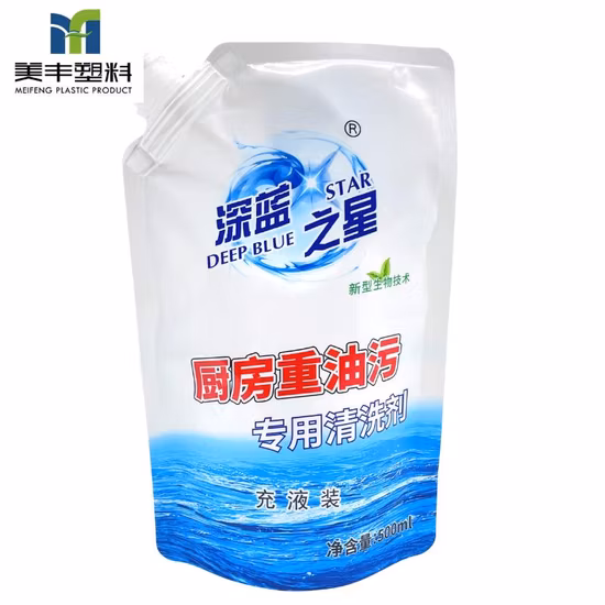 Clear Silver Milky White Standing up Spout Pouch 500ml