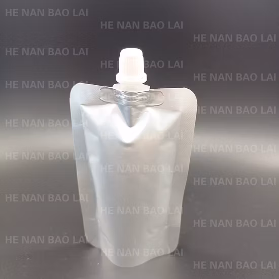 Customized Plastic Aluminum Foil Food Packaging Bag Drink Jucie Baby Food Packaging Stand up Spout Pouch